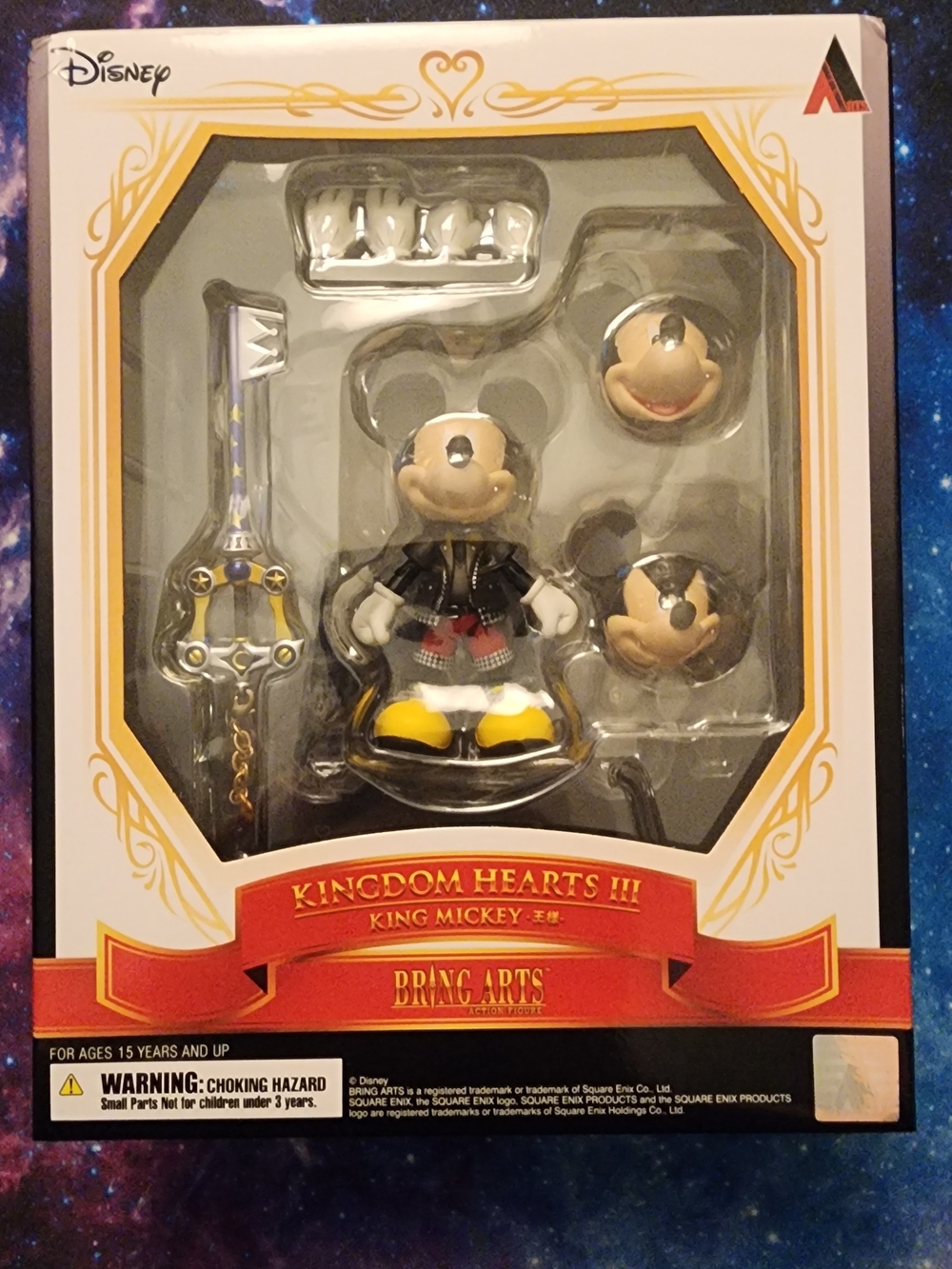 (Box Damage) Bring Arts Kingdom Hearts 3 King Mickey Figure